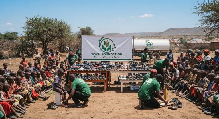 Shoes distribution