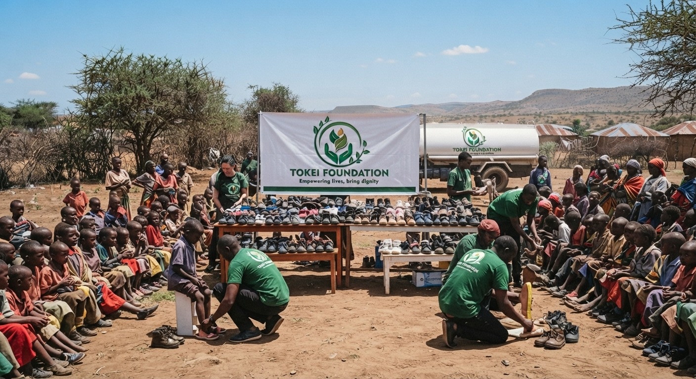 Shoes distribution